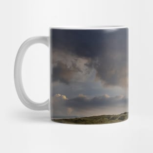 Bamburgh Castle in Stormy weather Mug